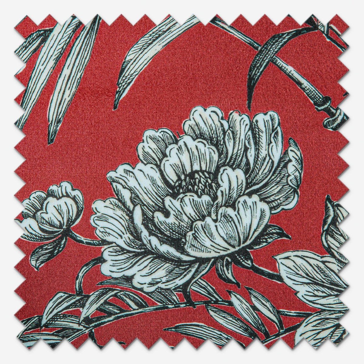 Ashley Wilde Botanist Crimson Roman Blind