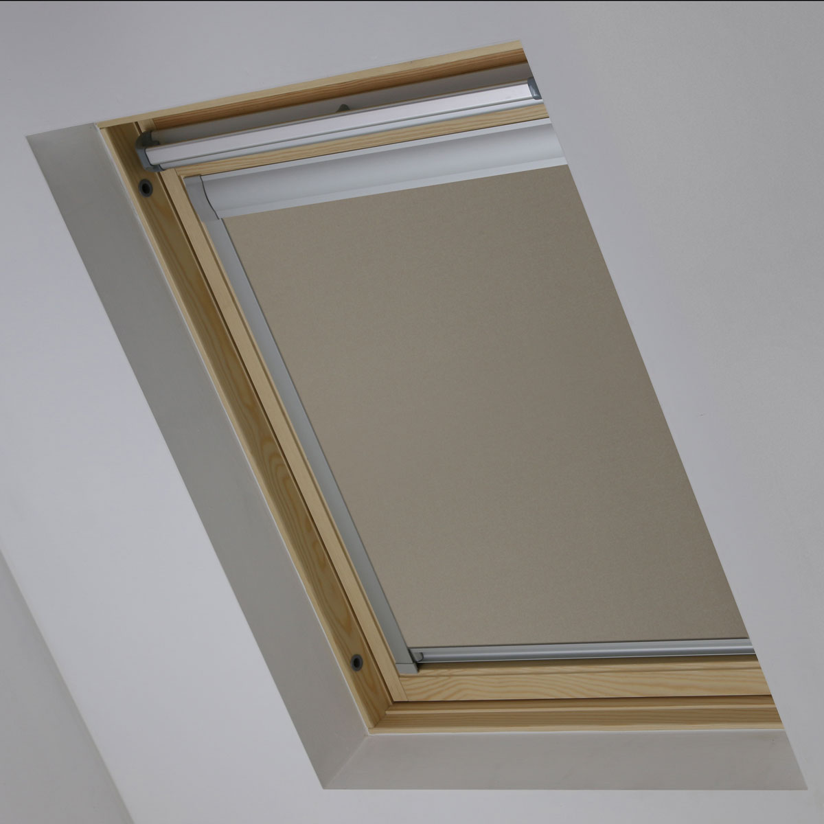 Coffee Blackout Roof Blind