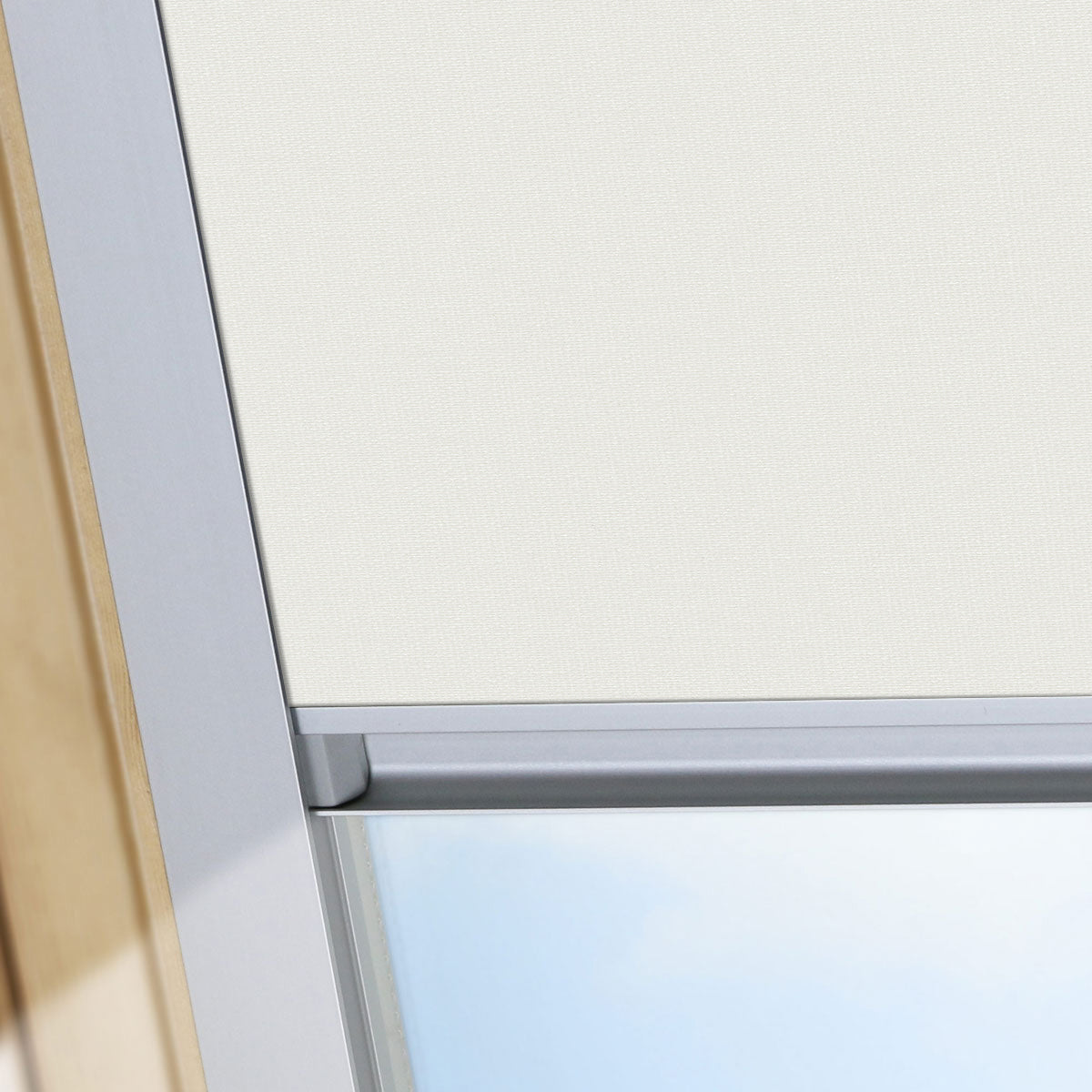 Delicate Cream Blackout Roof Blind