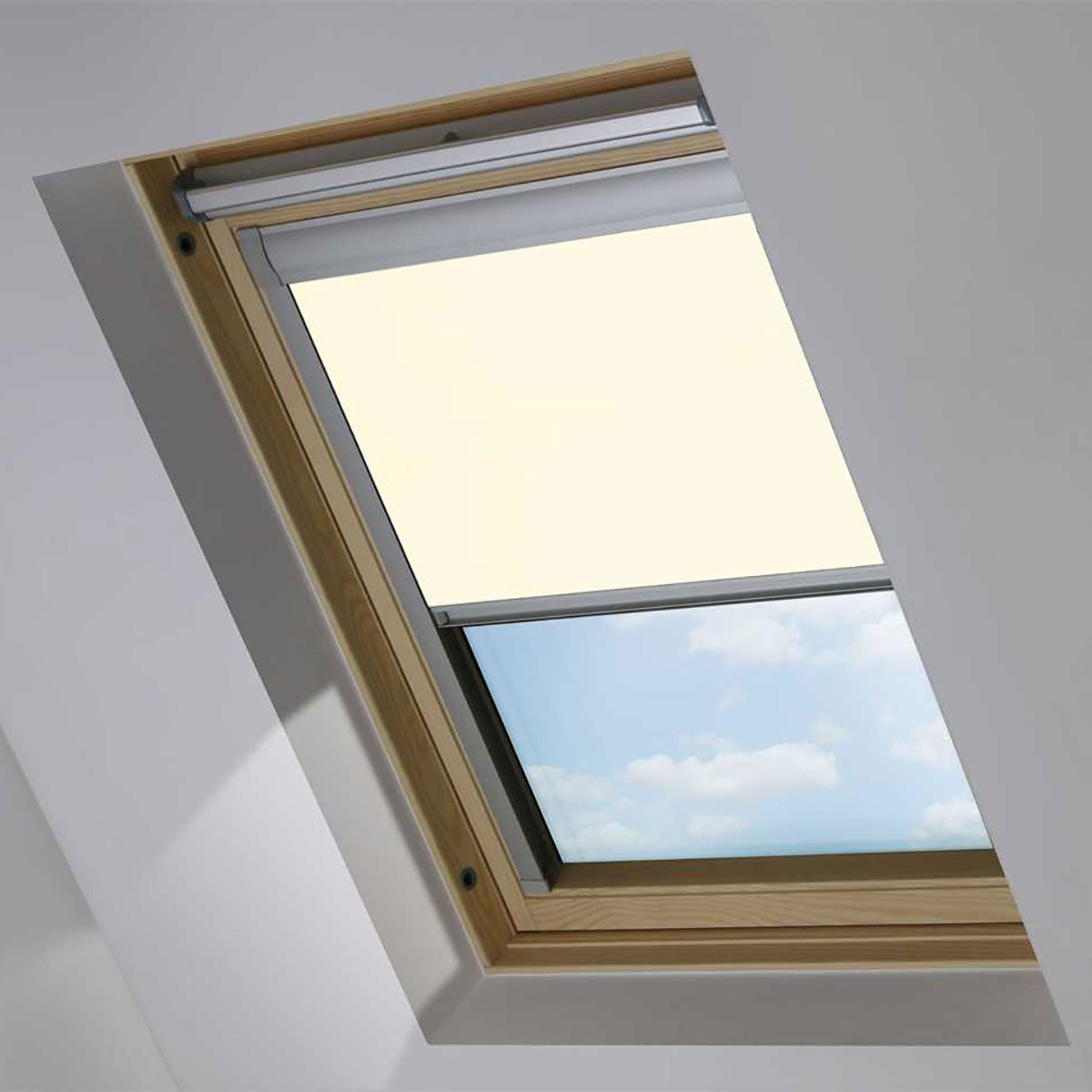 Delicate Cream Roof Blind