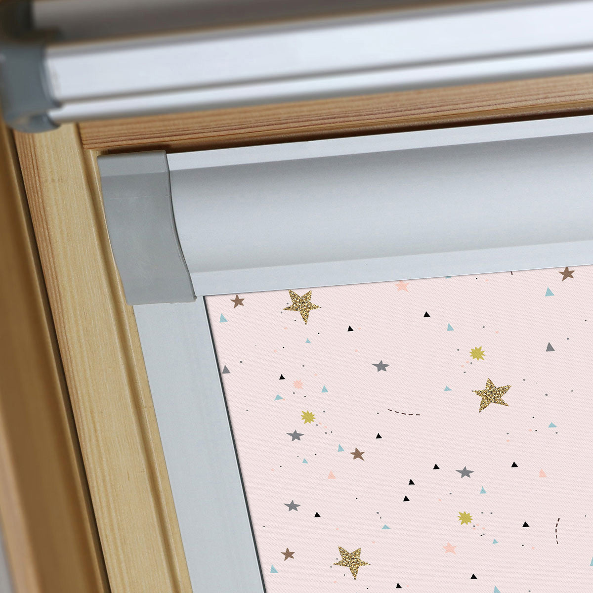 Stars Blush Roof Blind