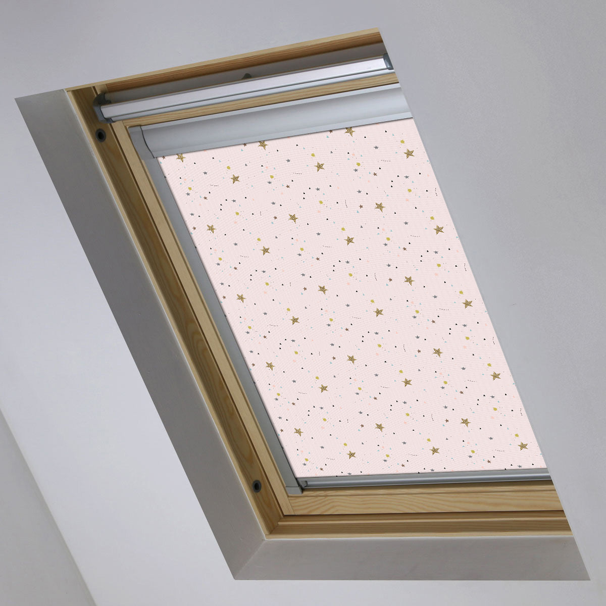 Stars Blush Roof Blind