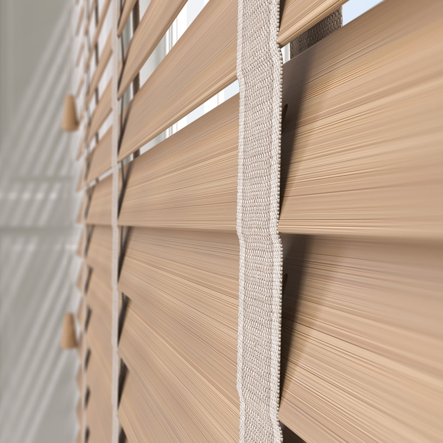 Decora Prime Timberlux Bamboo Arcana with Idylic Tapes Wooden Venetian Blind
