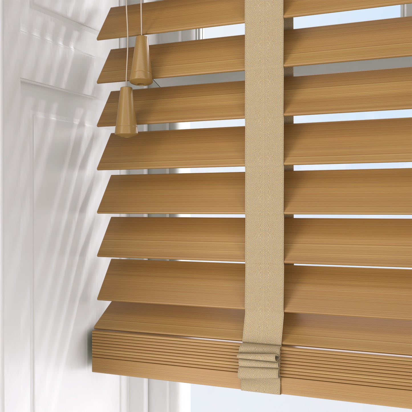 Decora Prime Timberlux Bamboo Kari with Stone Tapes Wooden Venetian Blind