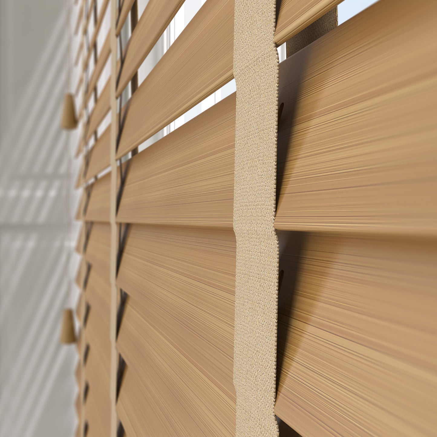 Decora Prime Timberlux Bamboo Kari with Stone Tapes Wooden Venetian Blind