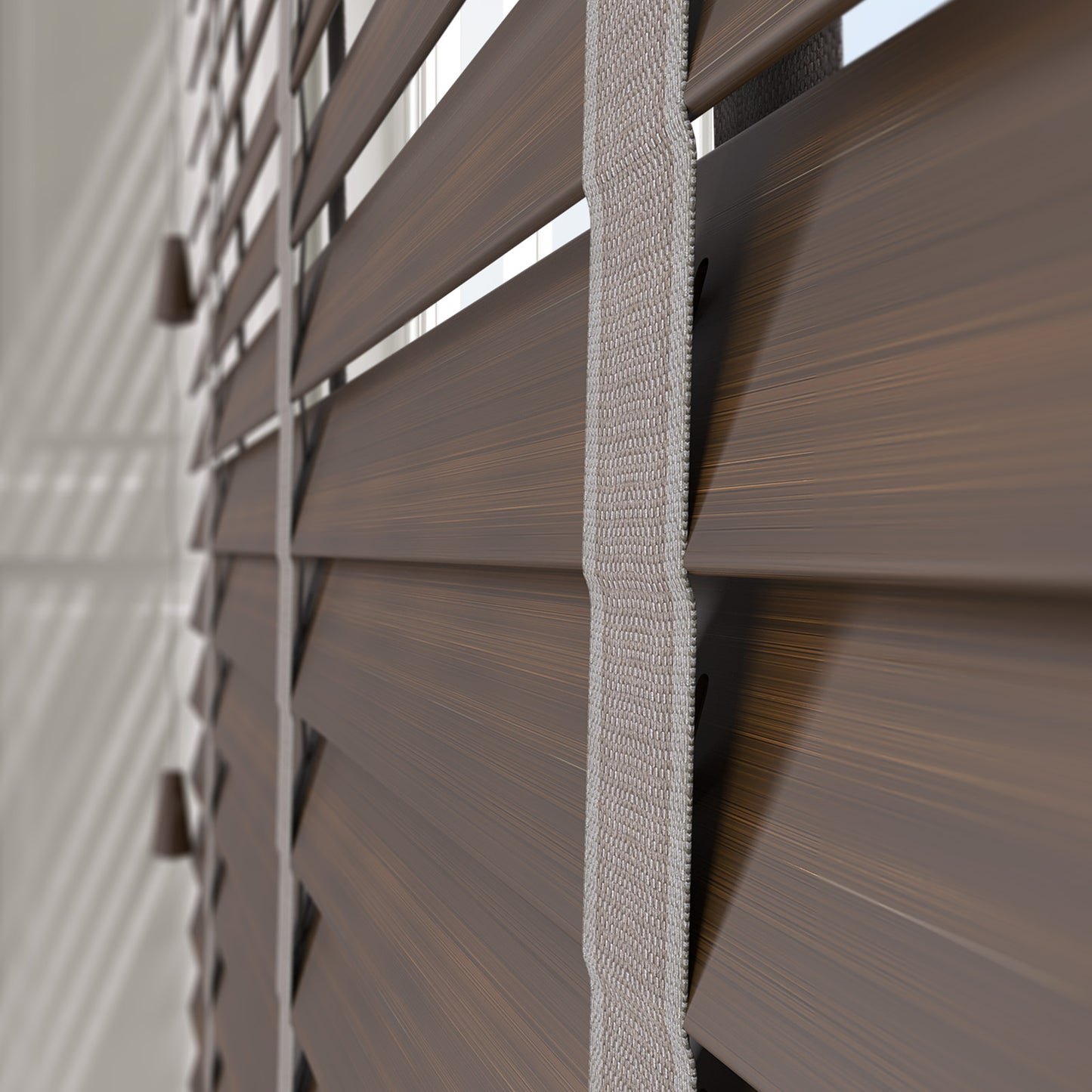 Decora Prime Timberlux Bamboo Neo with Havanna Tapes Wooden Venetian Blind