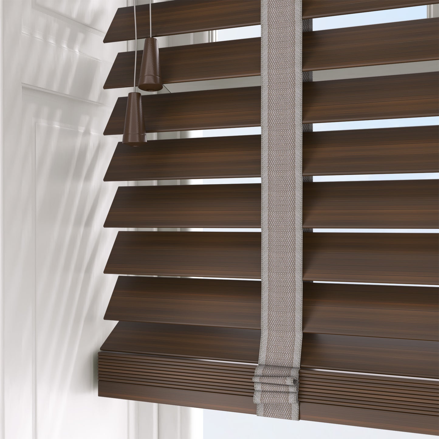 Decora Prime Timberlux Bamboo Neo with Havanna Tapes Wooden Venetian Blind