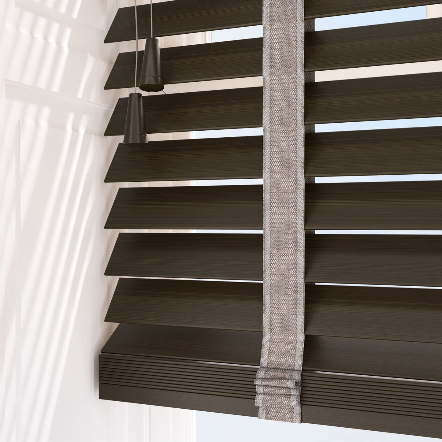 Decora Prime Timberlux Bamboo Zaya with Havanna Tapes Wooden Venetian Blind