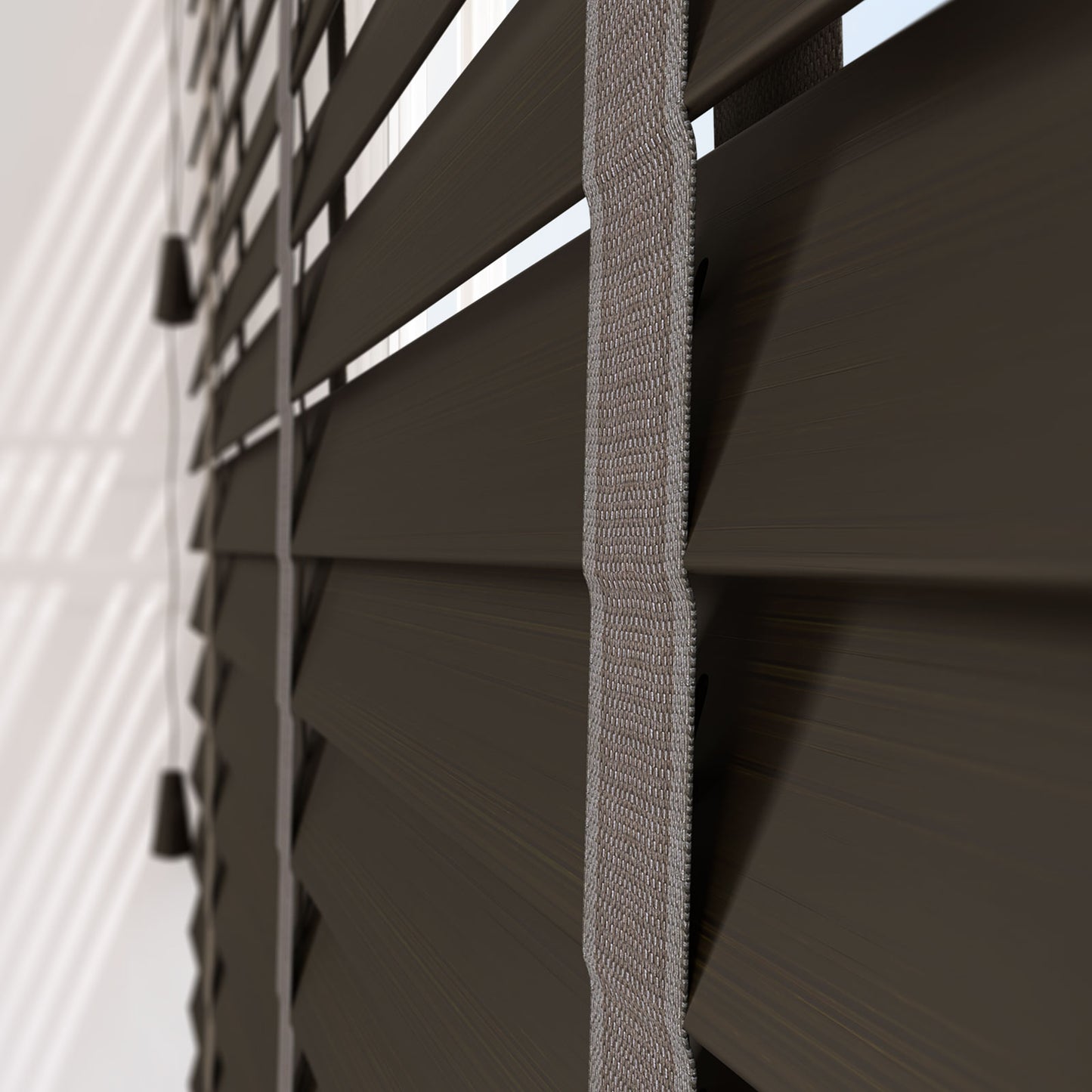 Decora Prime Timberlux Bamboo Zaya with Havanna Tapes Wooden Venetian Blind