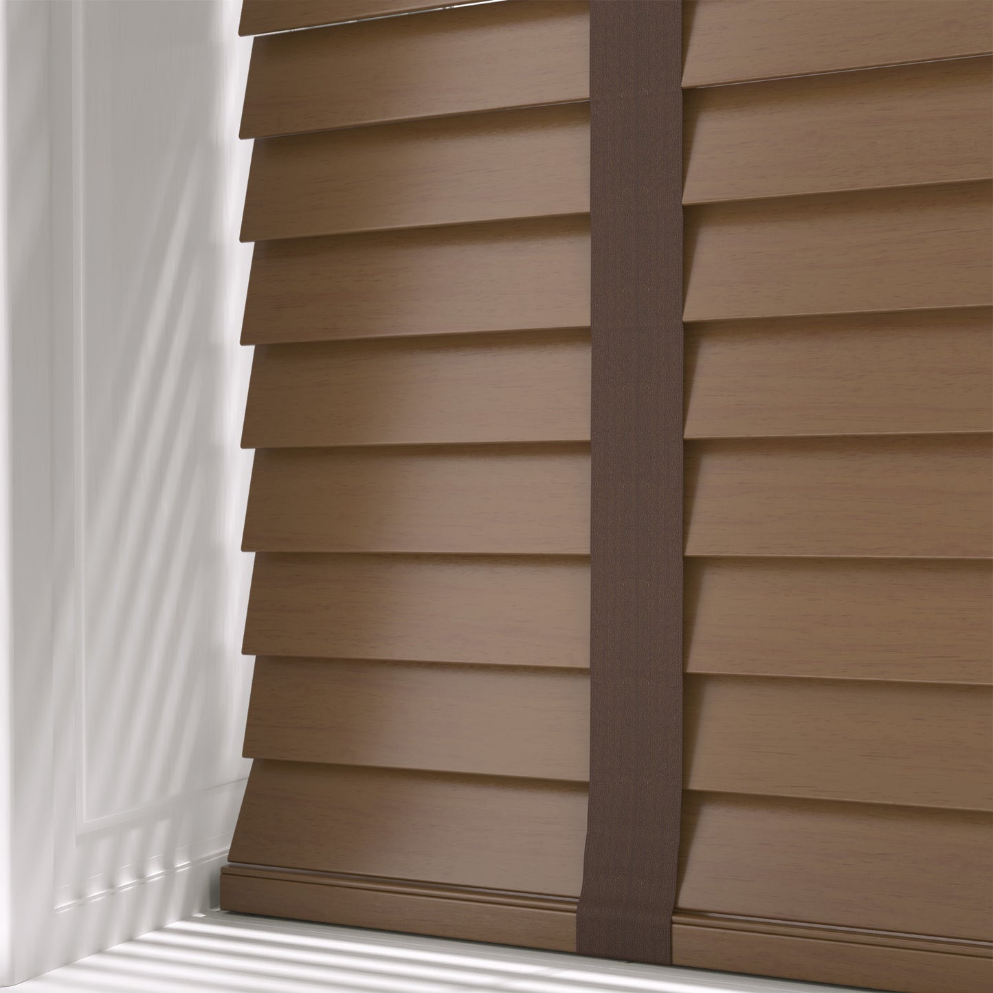 Decora Timberlux Prime Walnut with Cocoa Tapes Wooden Venetian Blind