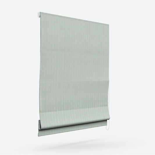 iLiv Rowing Stripe Duckegg Roman Blind