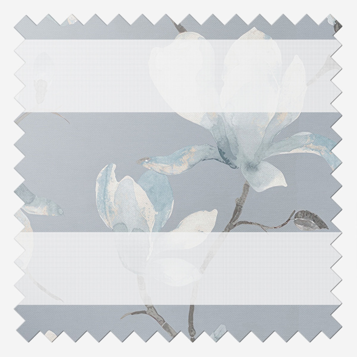 Louvolite Floreale Blue Haze Day & Night Blind