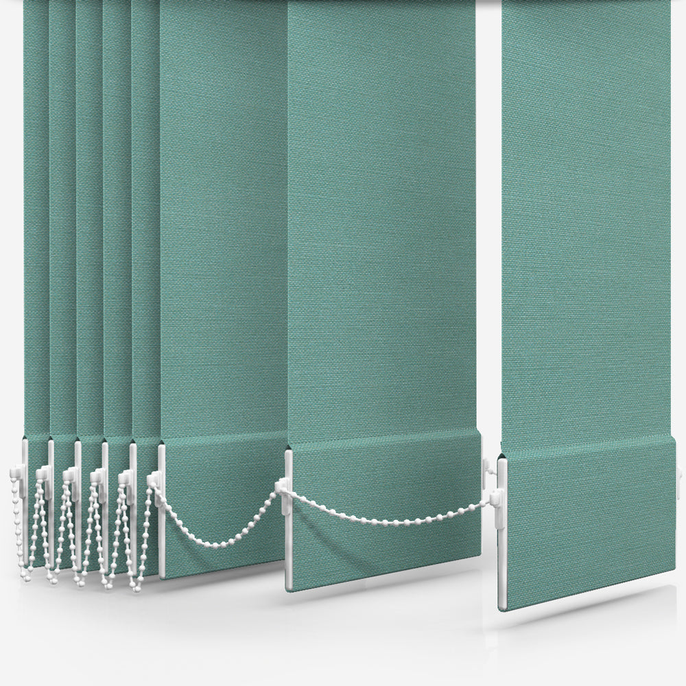 Louvolite Mineral Verdigris Vertical Blind
