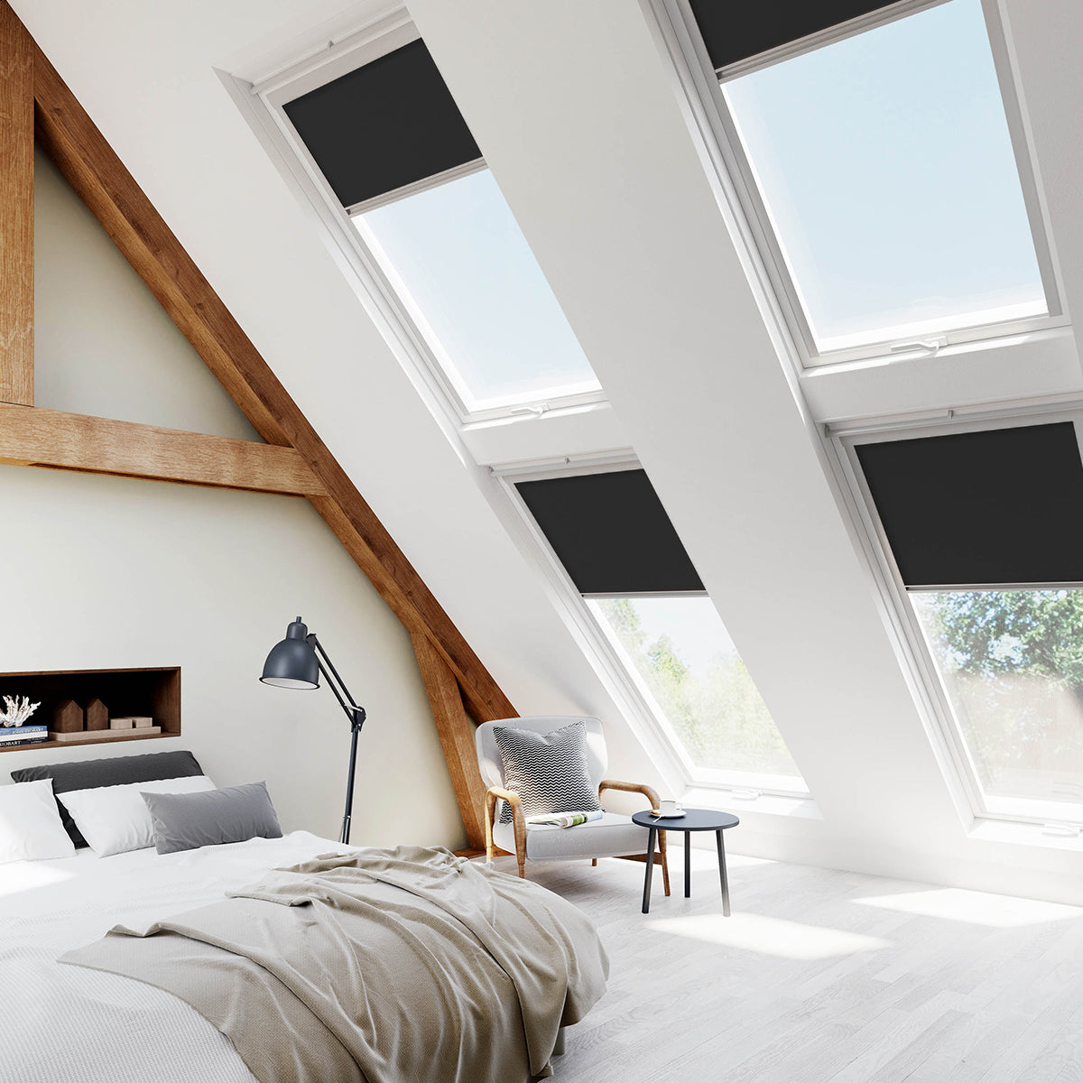 Decora Skye Raven Roof Blind