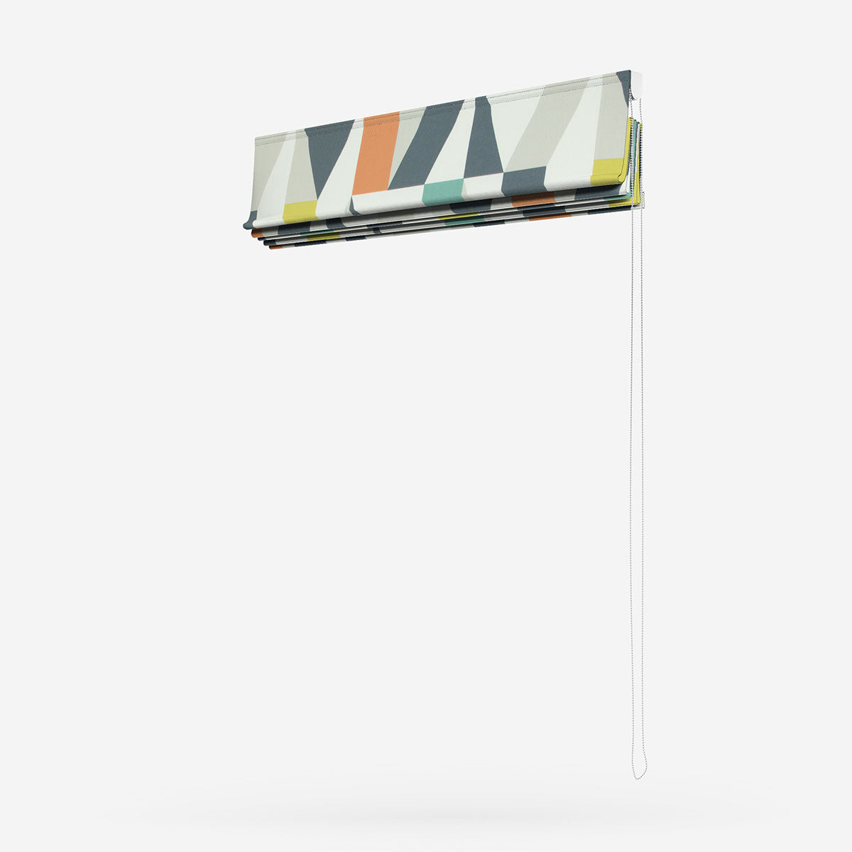 Scion Nuevo Citrus Paprika and Forest Roman Blind