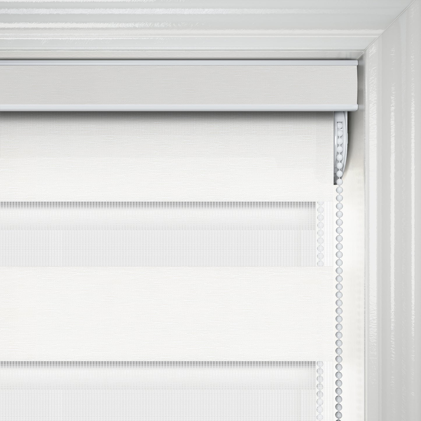 GB Infinate Pearl White Day & Night Blind