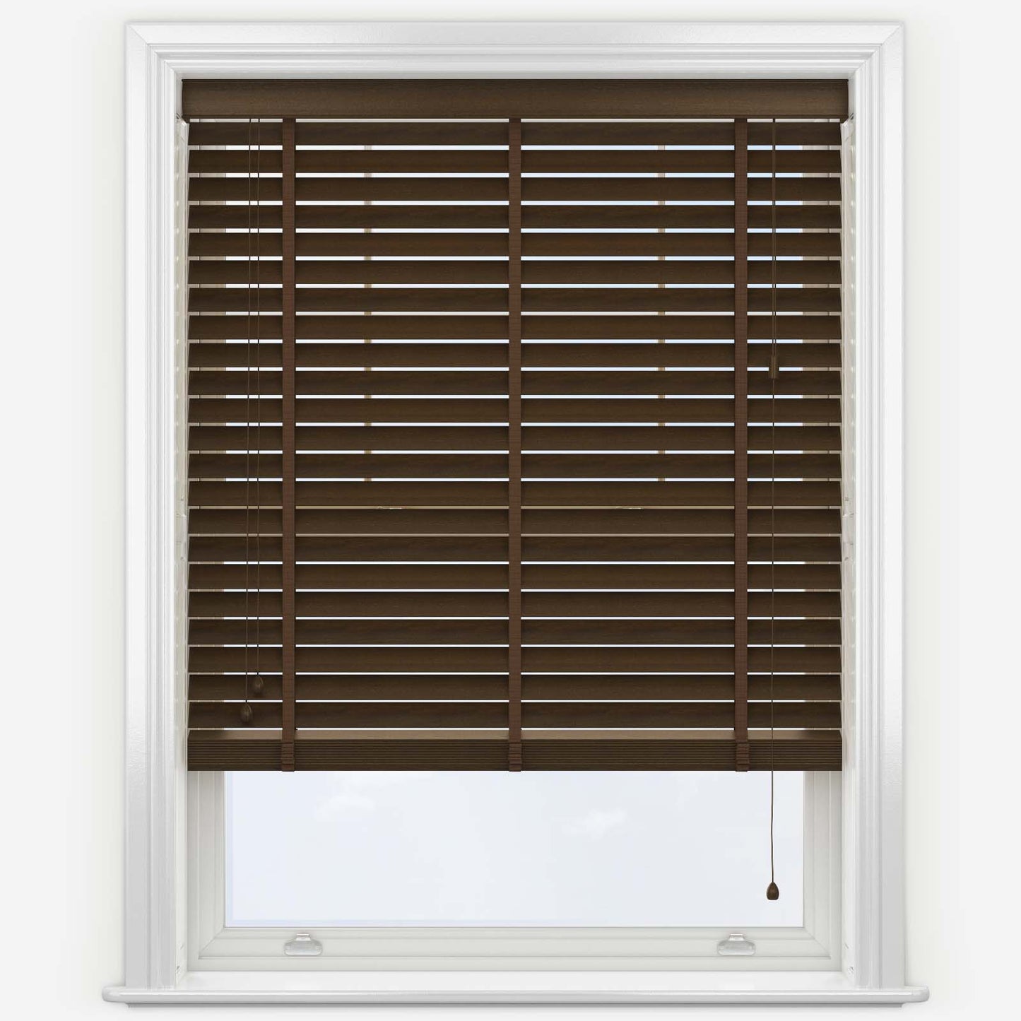 GB Pure Wood Wenge with Tapes Wooden Venetian Blind