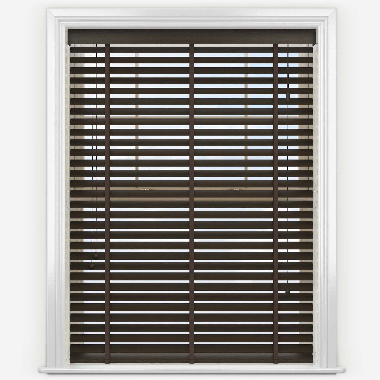 GB Pure Wood Wenge with Tapes Wooden Venetian Blind