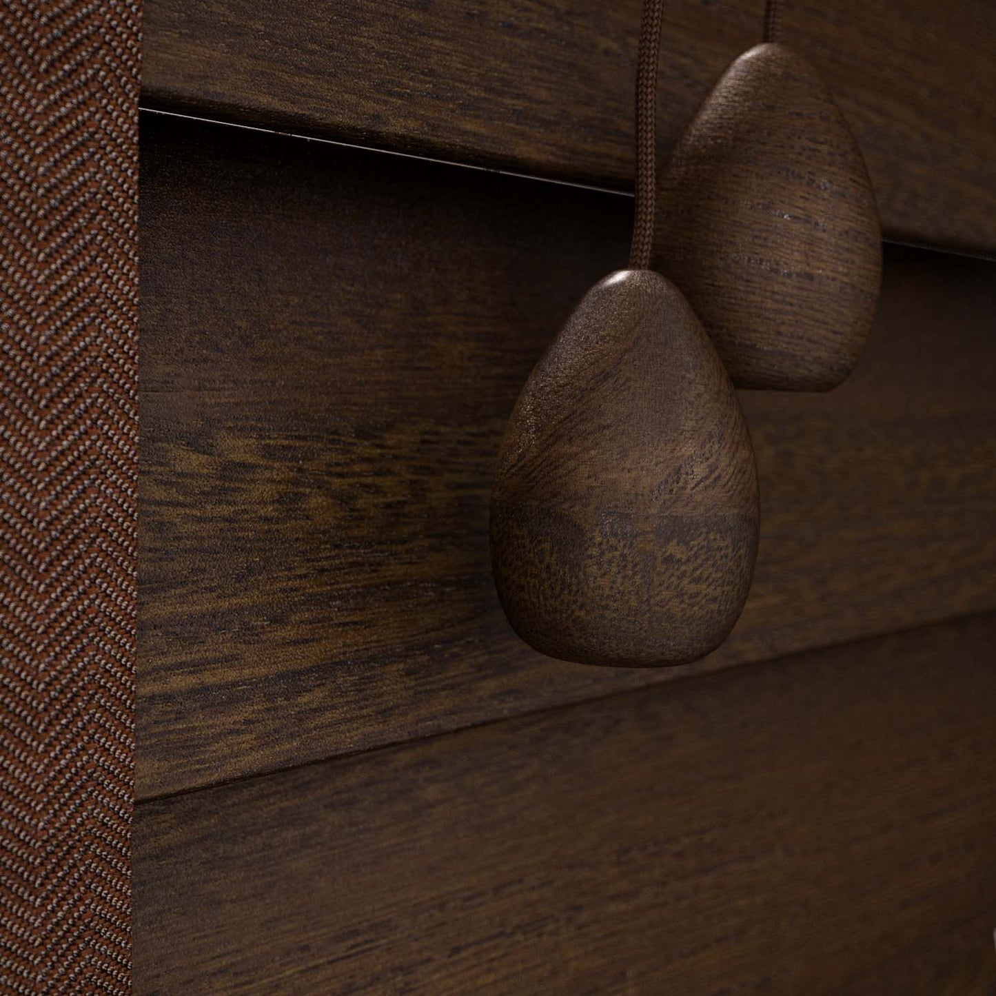 GB Pure Wood Wenge with Tapes Wooden Venetian Blind