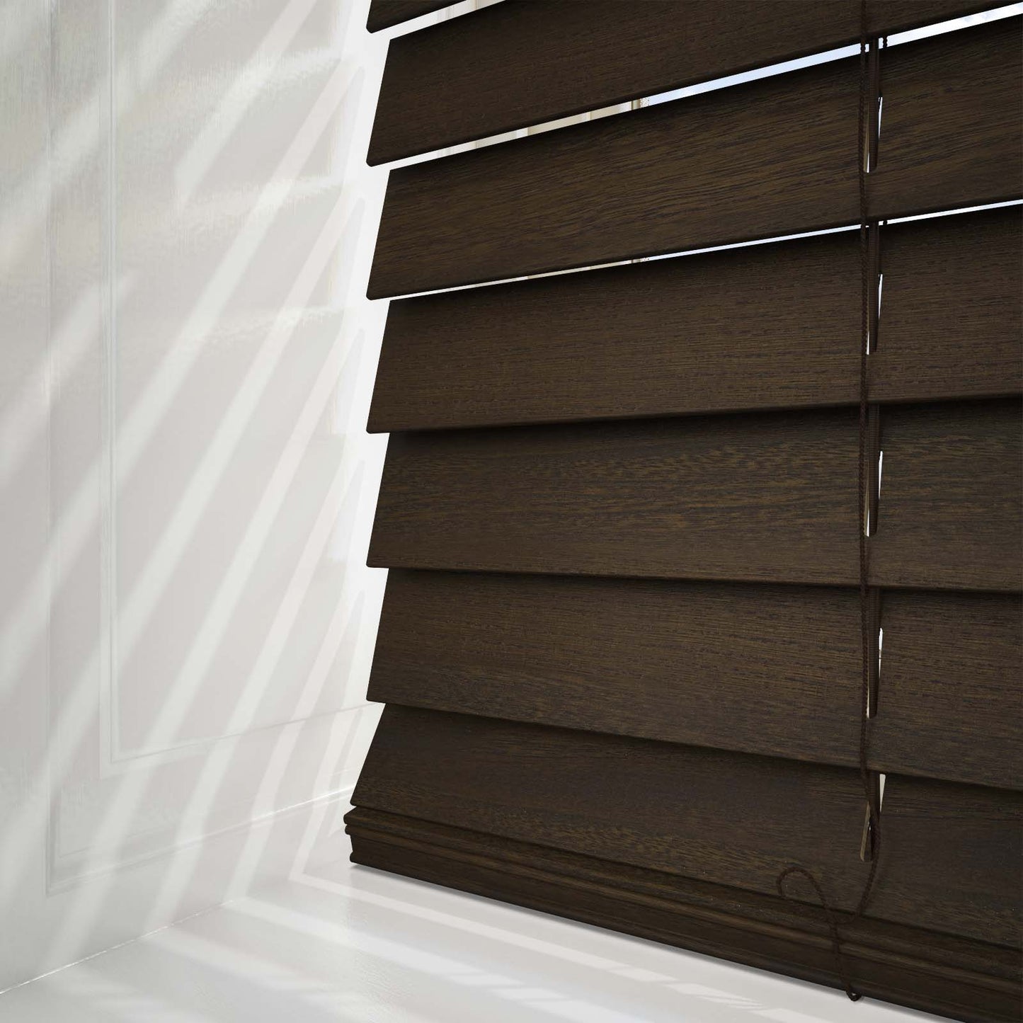 GB Pure Wood Wenge Wooden Venetian Blind