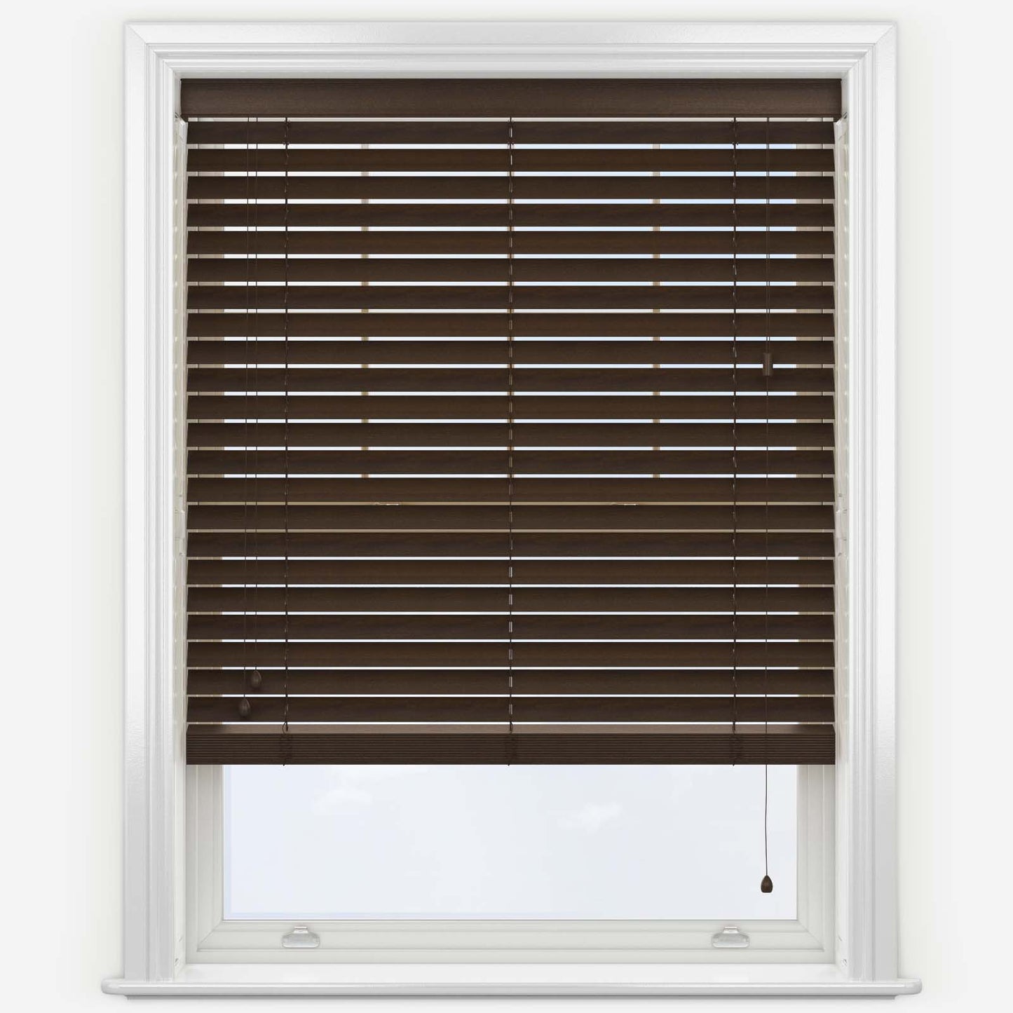 GB Pure Wood Wenge Wooden Venetian Blind
