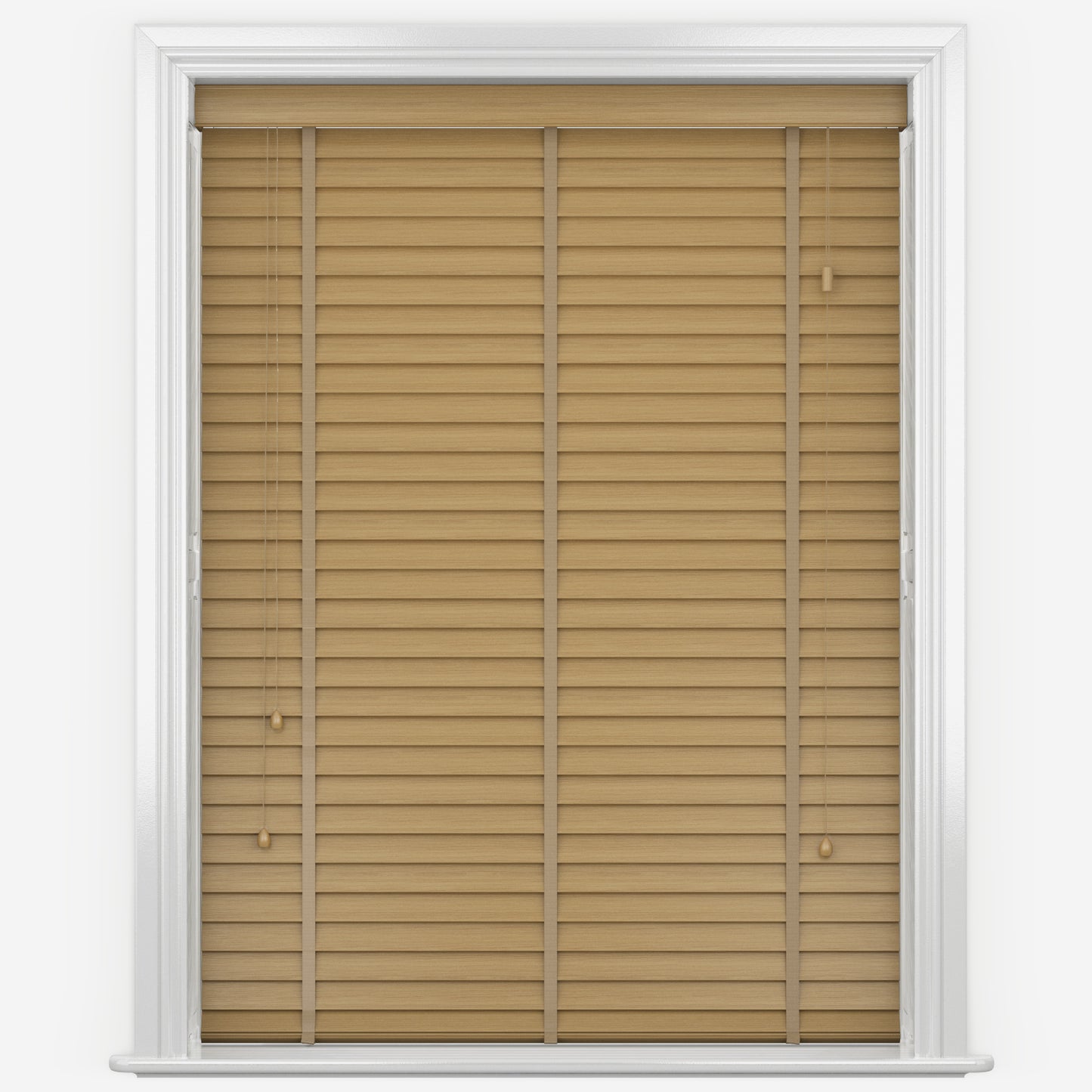 GB Wood Impressions Spiced Oak with Tapes Faux Wooden Blind