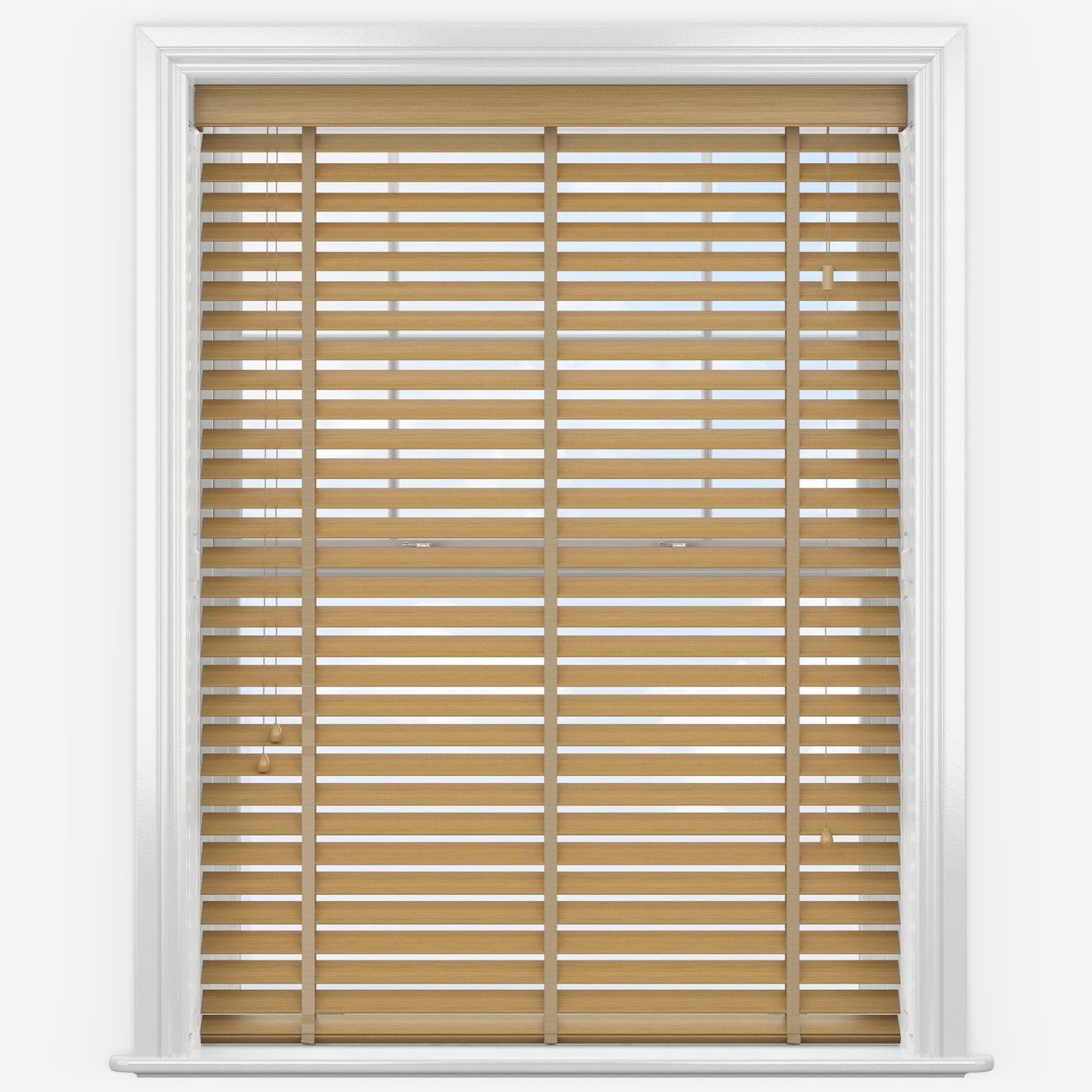 GB Wood Impressions Spiced Oak with Tapes Faux Wooden Blind