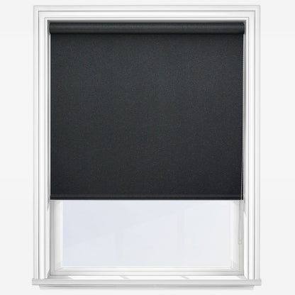 Arena Gemstone Blackout Black Roller Blind