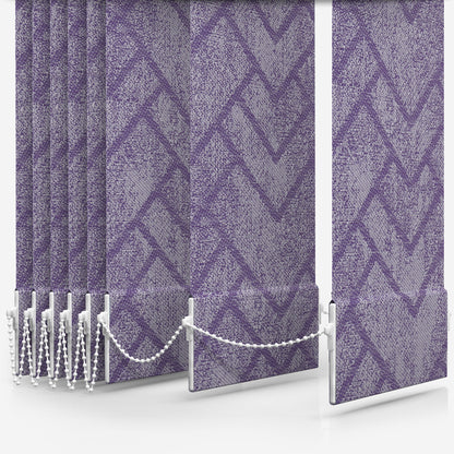 Arena Isabelle Aubergine Vertical Blind