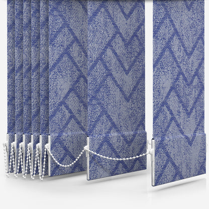 Arena Isabelle Royal Blue Vertical Blind