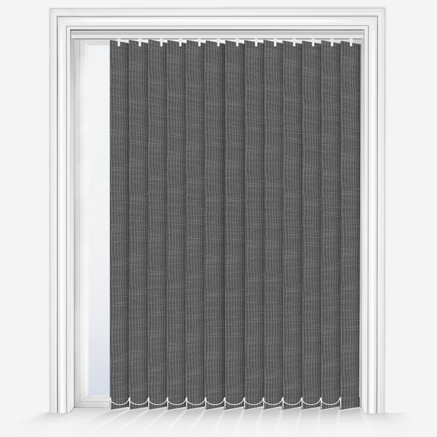 Arena Linenweave Graphite Vertical Blind