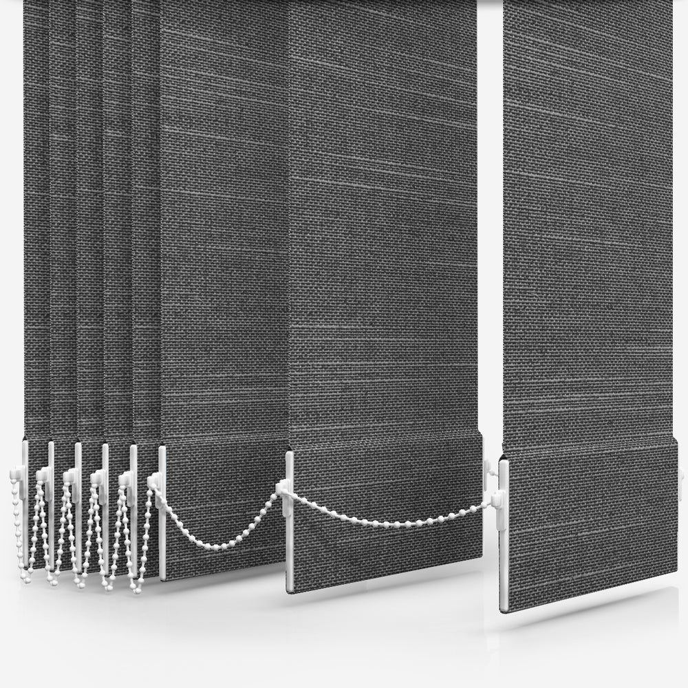 Arena Linenweave Graphite Vertical Blind