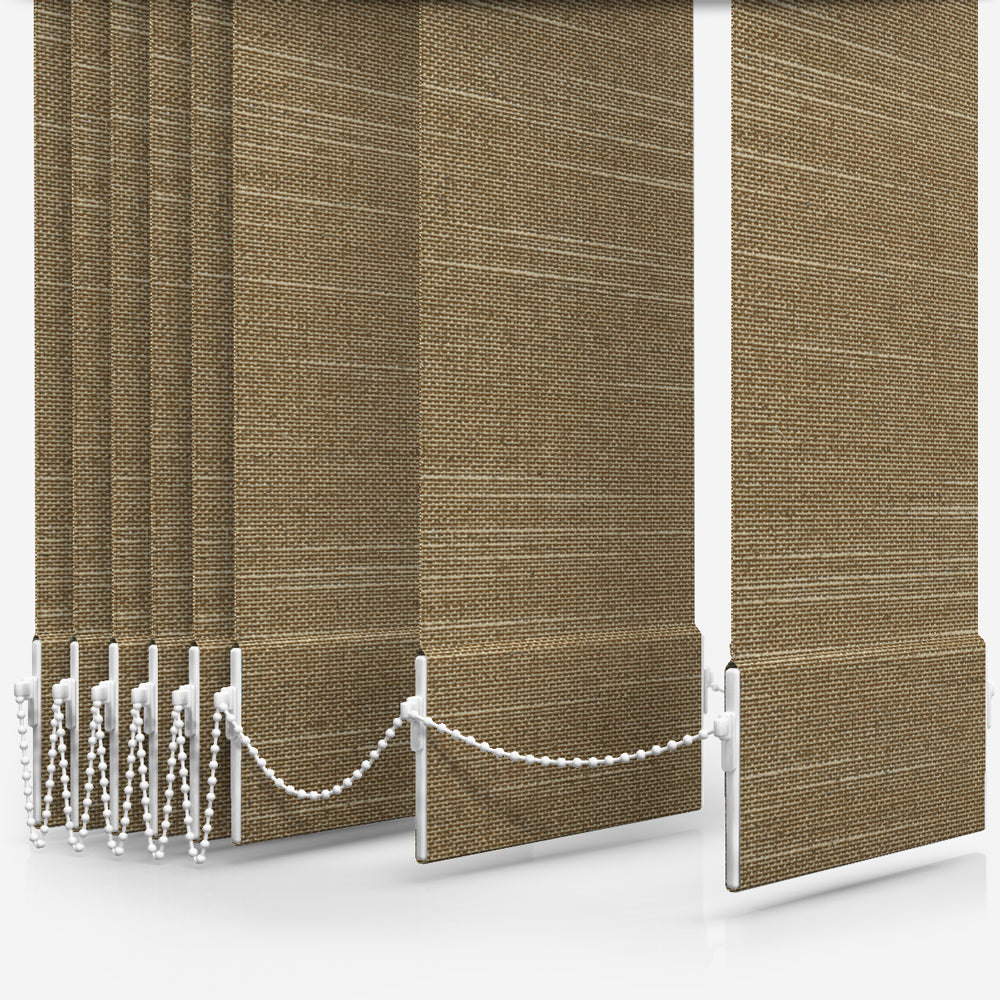 Arena Linenweave Hessian Vertical Blind