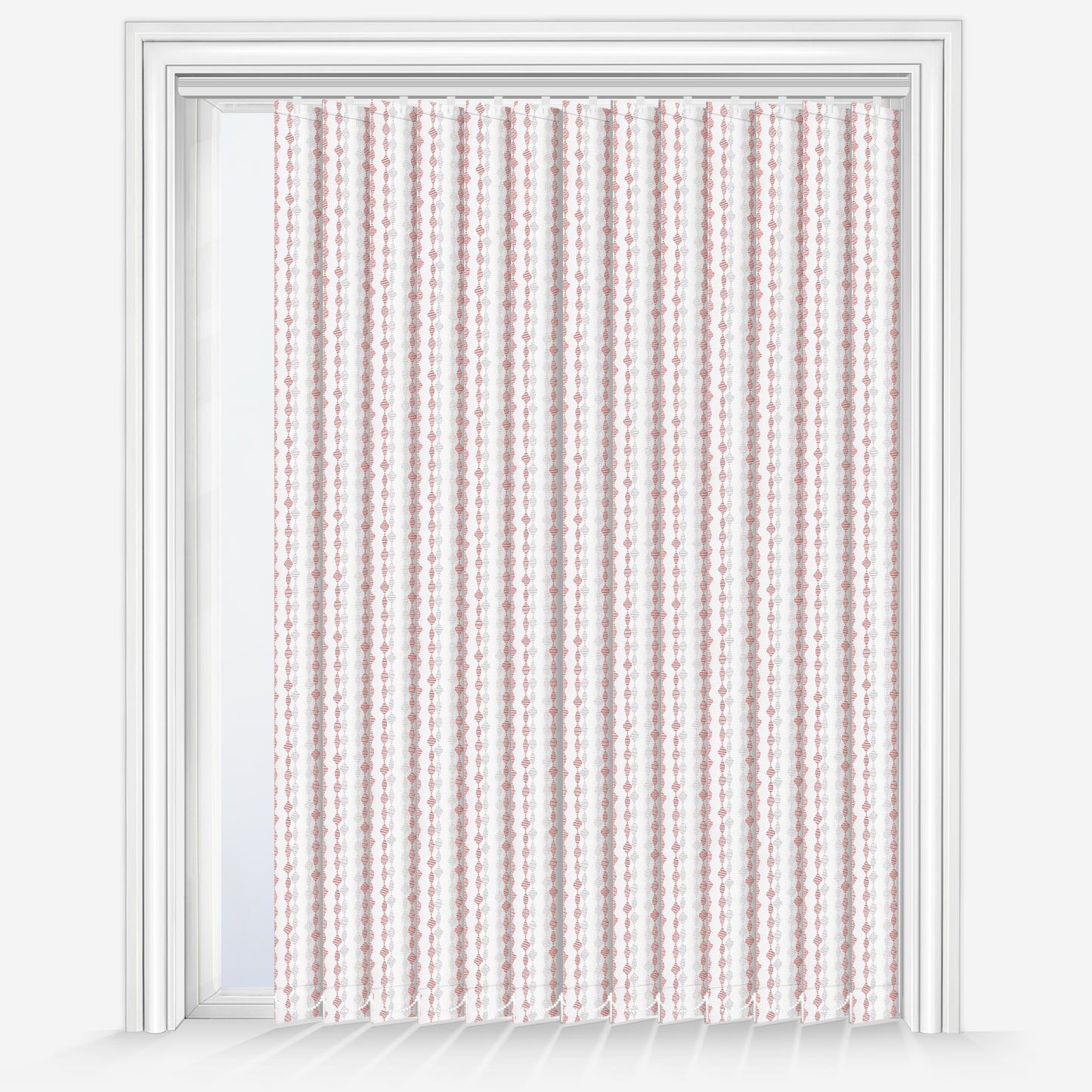 Arena Romain Crimson Vertical Blind