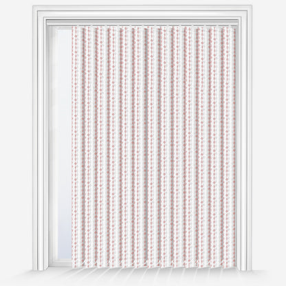 Arena Romain Crimson Vertical Blind