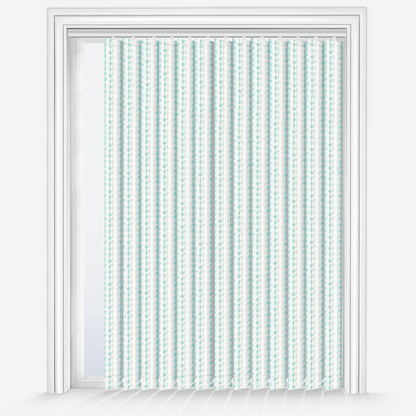 Arena Romain Turquoise Vertical Blind