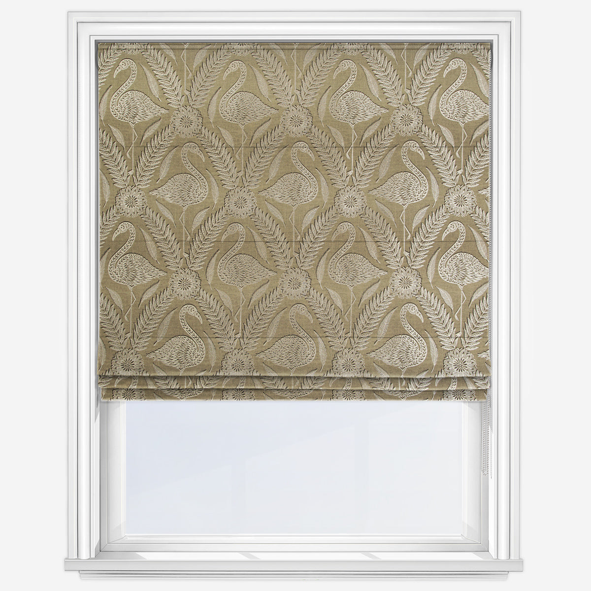 Ashley Wilde Baux Truffle Roman Blind