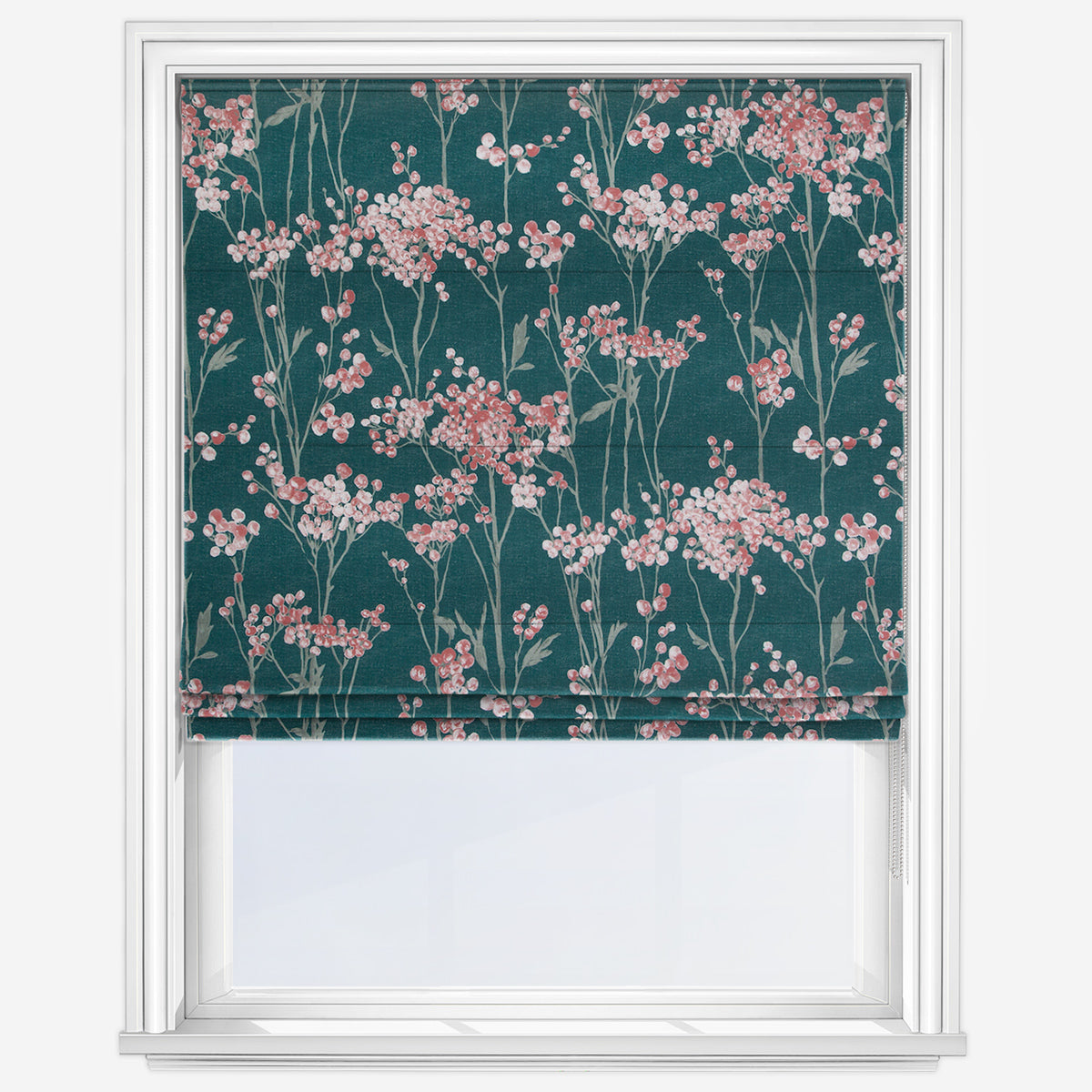 Ashley Wilde Hawthorn Peacock Roman Blind