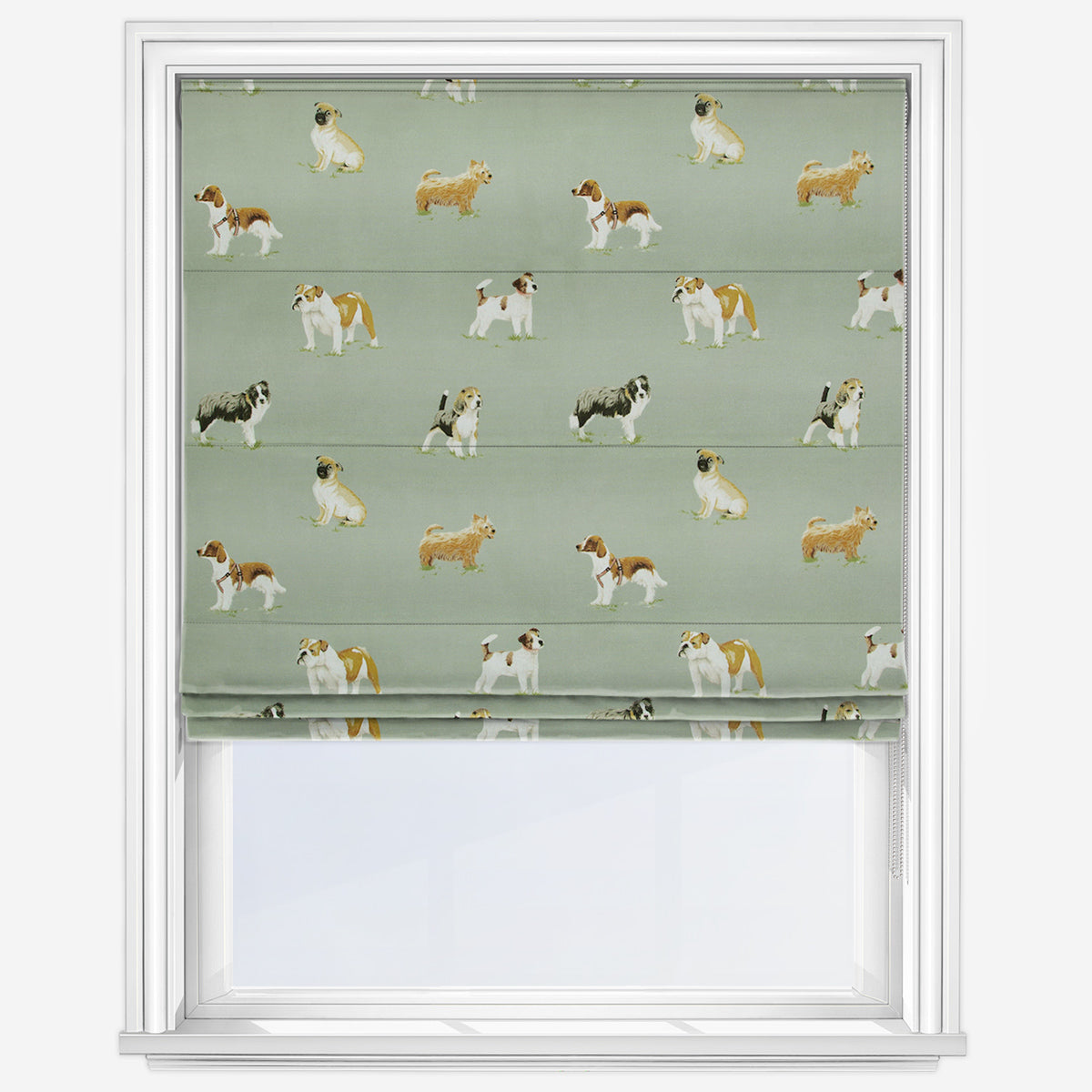 Ashley Wilde Rora Sage Roman Blind