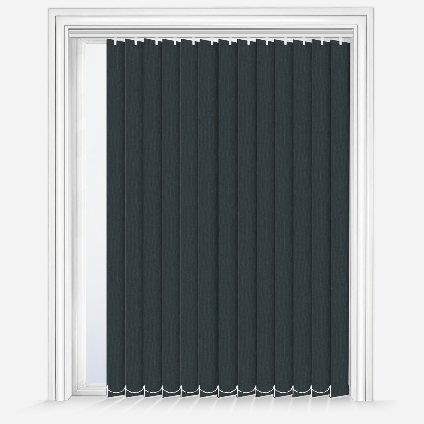 Alutrade Shield FR Black Vertical Blind