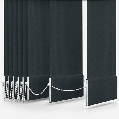 Alutrade Shield FR Black Vertical Blind