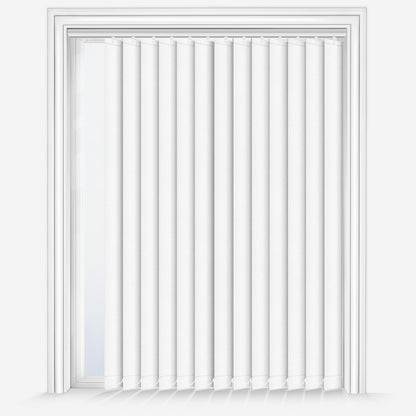 Alutrade Shield FR White Vertical Blind