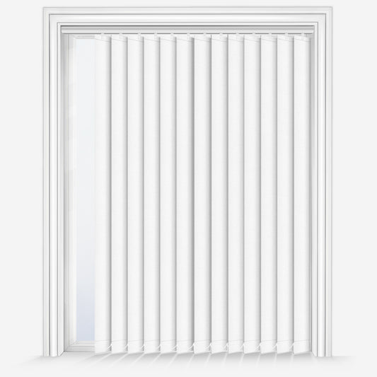 Alutrade Shield FR White Vertical Blind