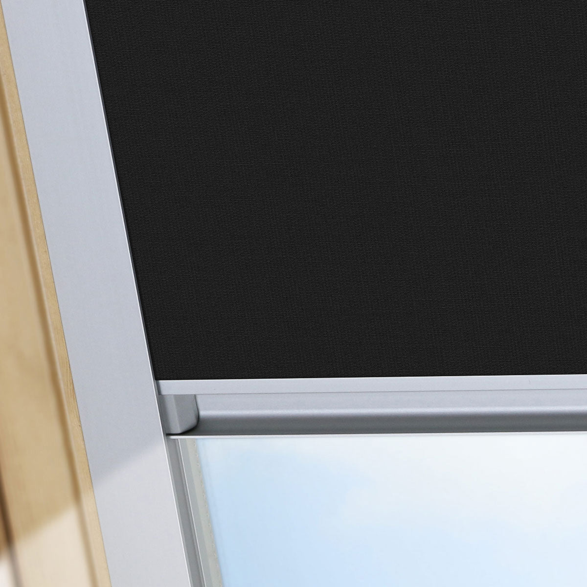 Jet Black Blackout Roof Blind