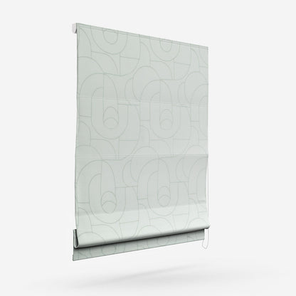 Camengo Esteque Celadon Roman Blind
