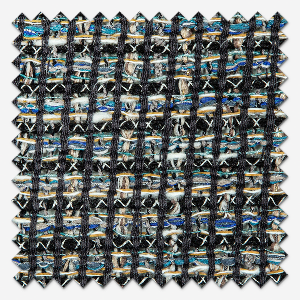 Camengo Maille Indigo Roman Blind