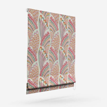 Camengo Piuma Fuschia Roman Blind
