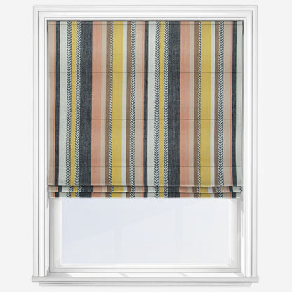 Casamance Costa Nova Corail Mimosa Roman Blind