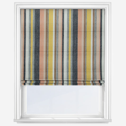 Casamance Costa Nova Corail Mimosa Roman Blind