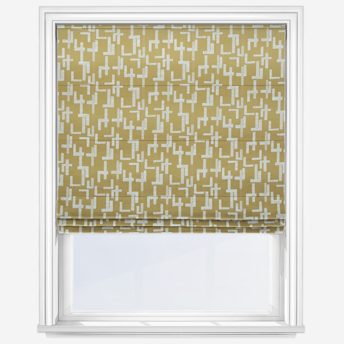 Casamance Dalles Moutarde Roman Blind